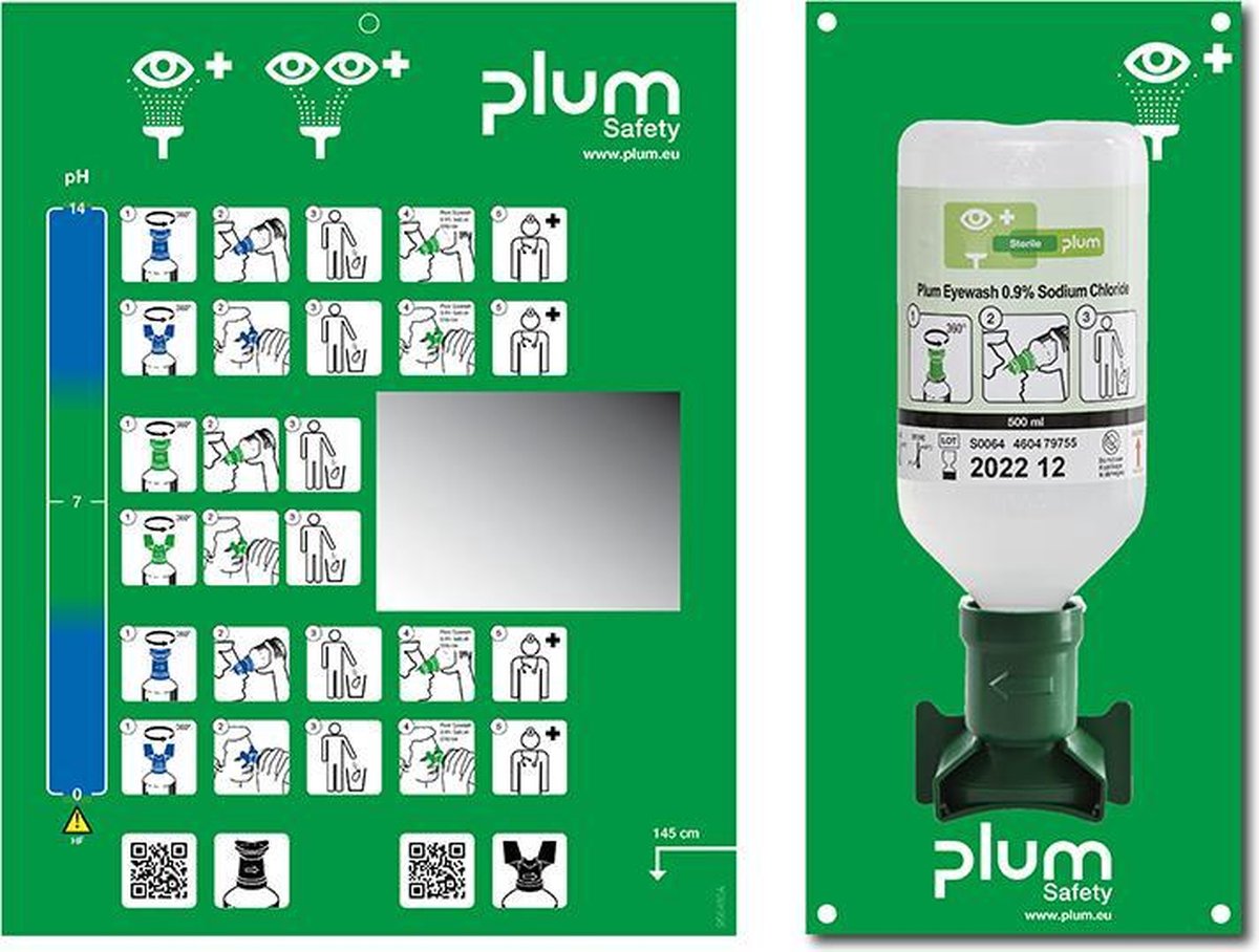 Plum oogspoelstation enkel