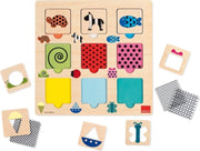 Goula Houten Puzzel - Huisdieren - 9 Stukjes