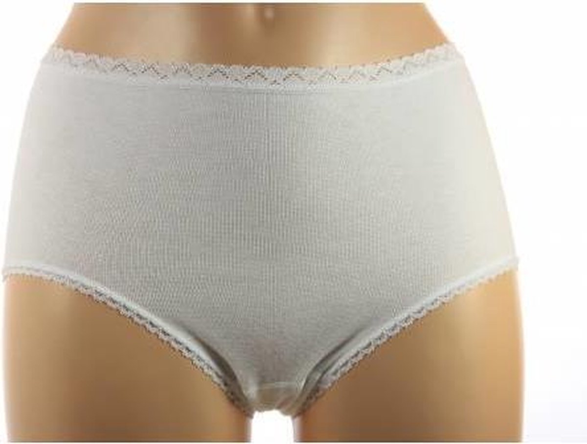 HL-tricot dames taille slip elastomeer  - XXXL  - Wit