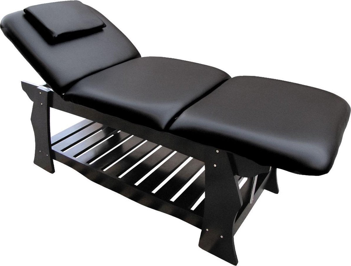 Massagebank 3-zone stationair verstelbare cosmetische bank ml-500 massief hout
