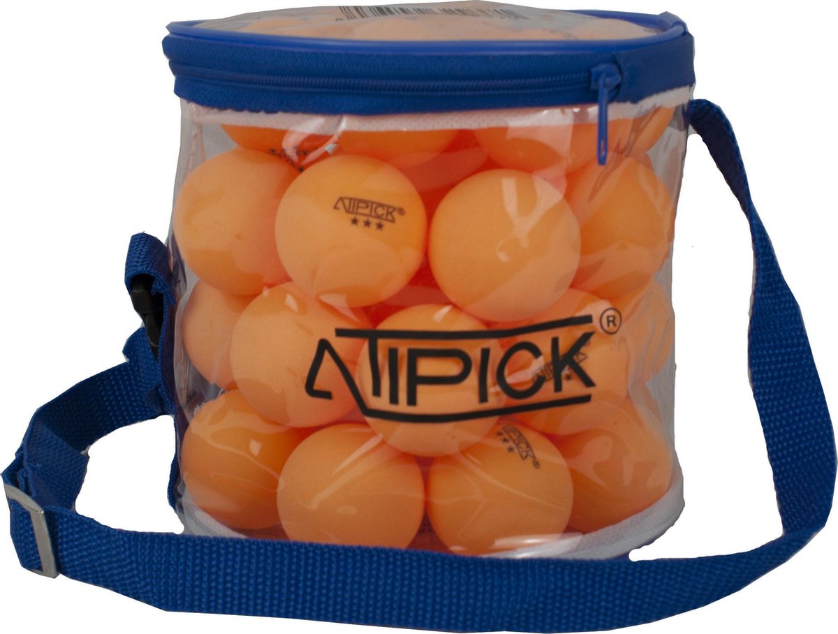 Atipick Tafeltennisballen 3 Sterren 40 Mm Oranje 36 Stuks