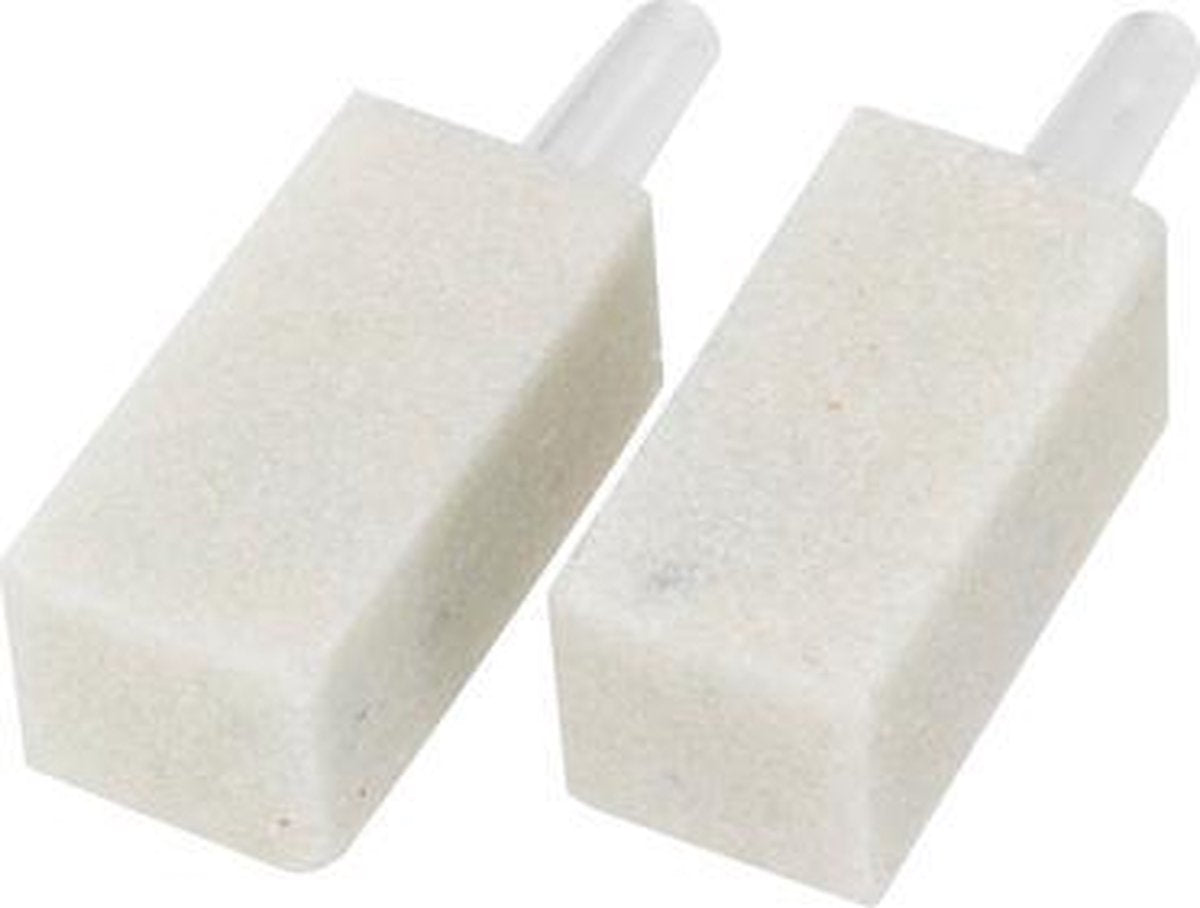 Ebi - Uitstroomsteen - Zuurstofsteentje - 30 x 15 x15 mm - 2 stuks