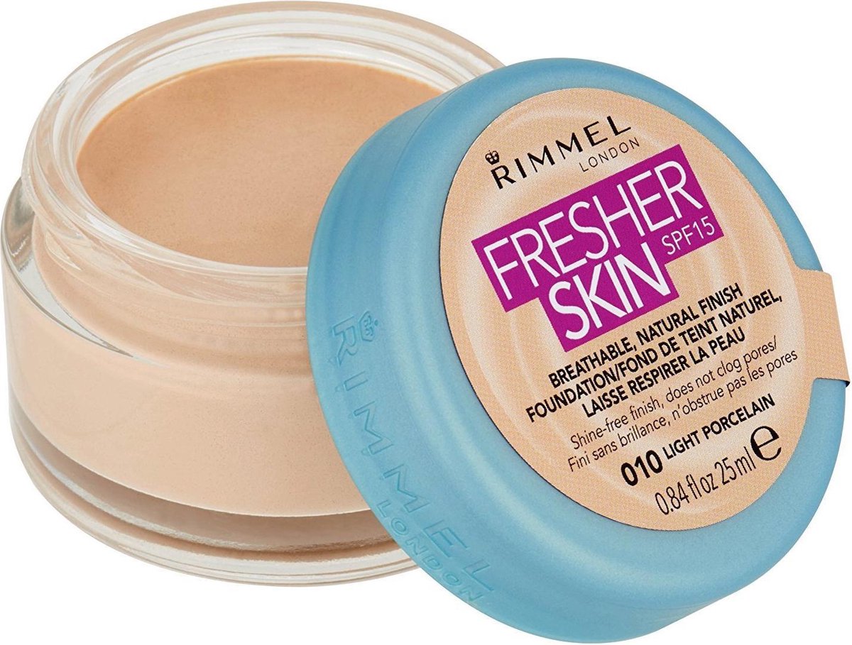 Rimmel Fresher Skin Foundation - 010 Light Porcelain