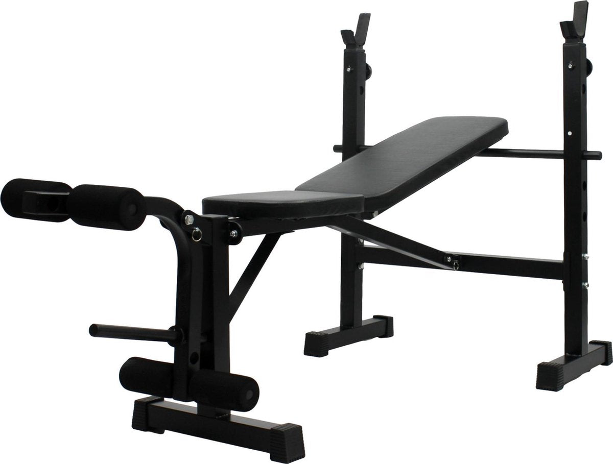 MaxxToys Halterbank - Weight Bench - verstelbaar en inklapbaar - 147 x 125 x 103 cm