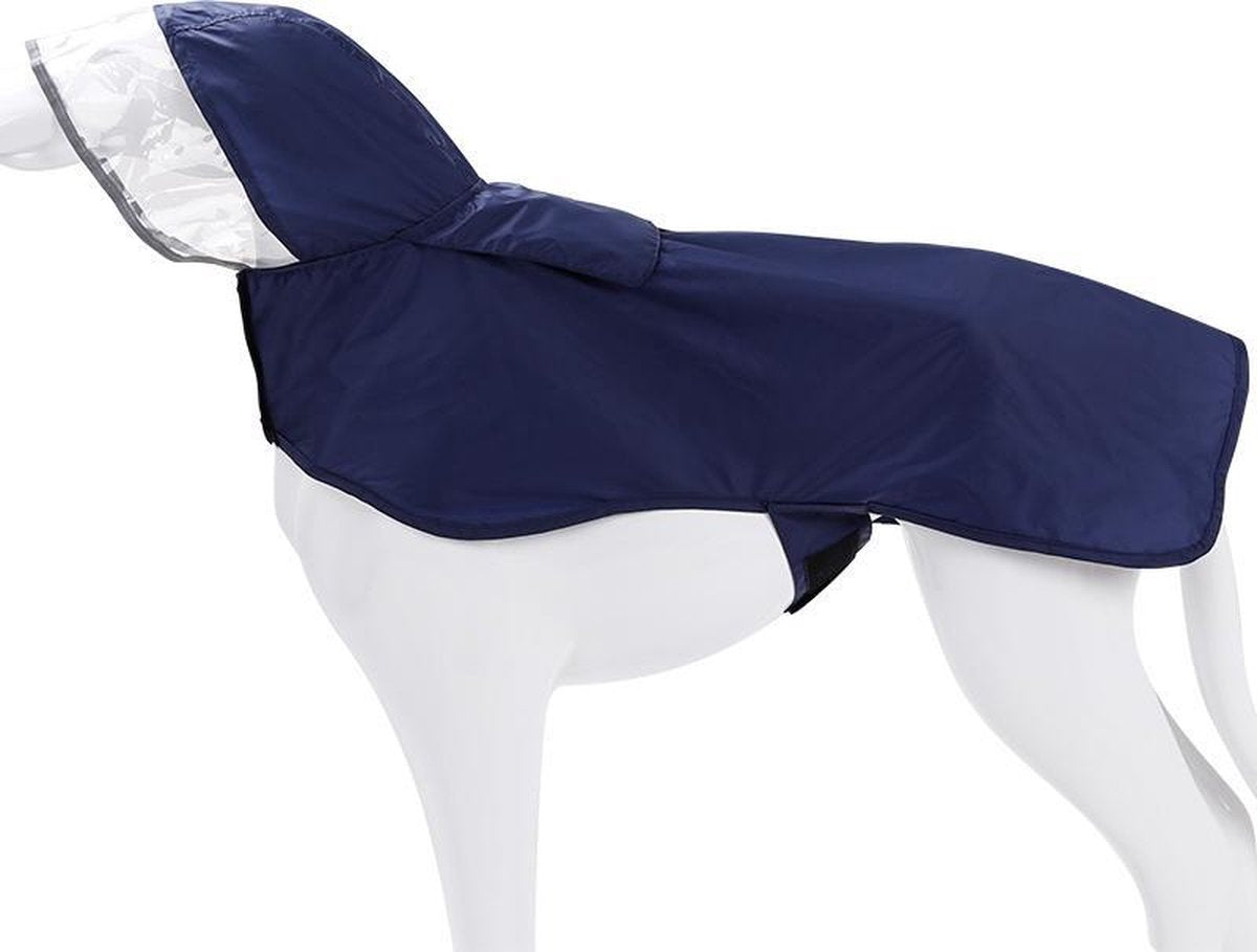 Waterproof regenjas voor honden - BLAUW - SMALL (S)