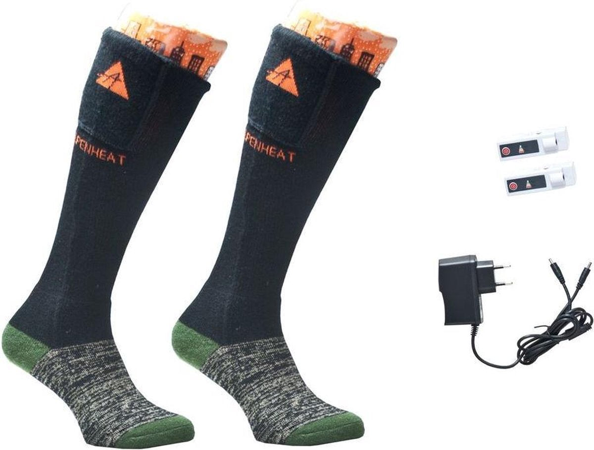 ALPENHEAT Verwarmde Sokken FIRE-SOCKS WOL -L (42-45)