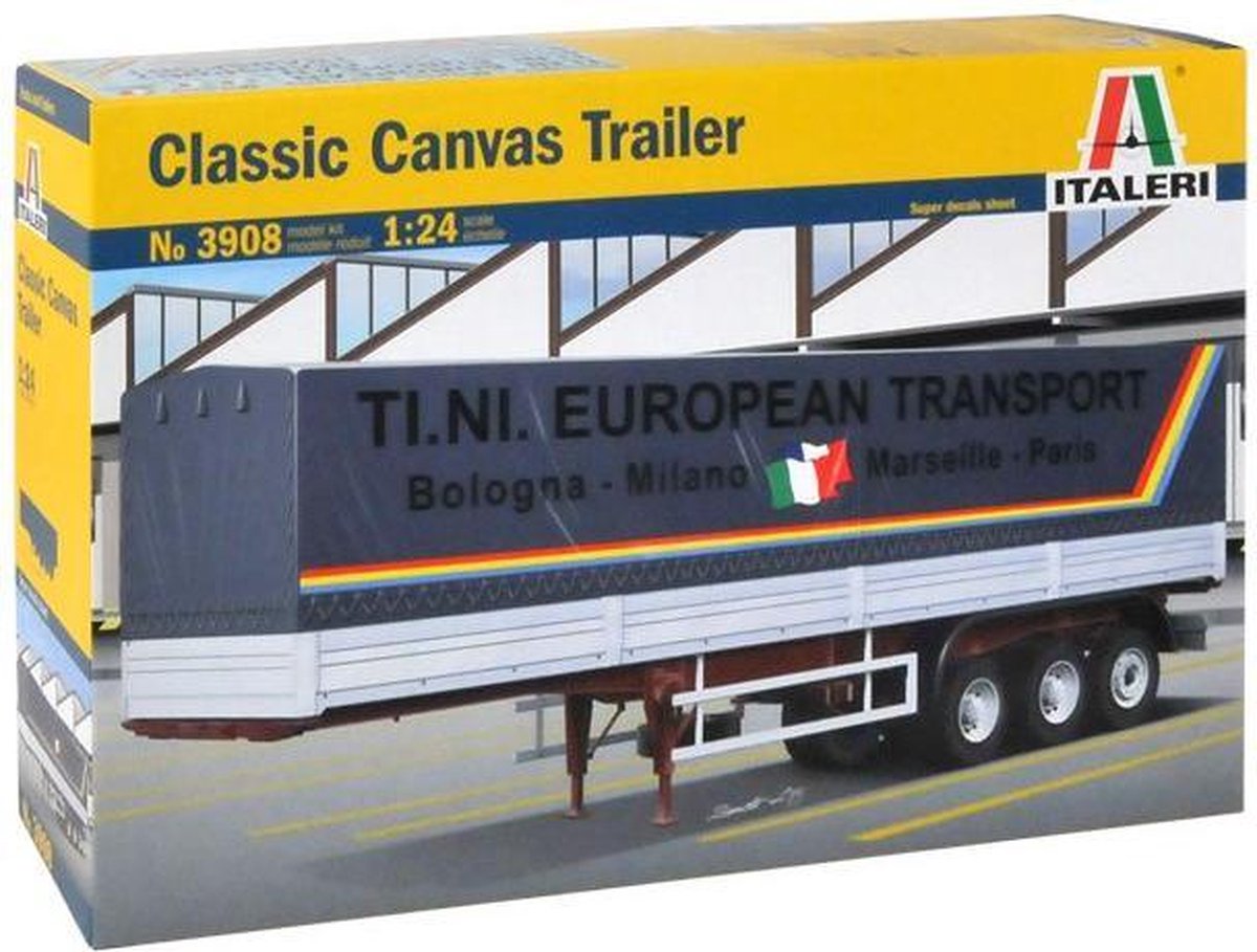 Italeri - Classic Canvas Trailer 1:24 (Ita3908s)