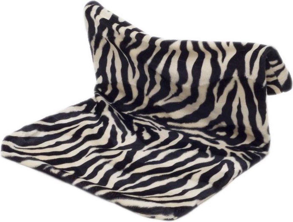 Radiator hangmat Bonfire zebra zwart/wit