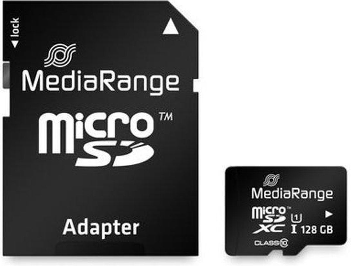 MediaRange MR945 flashgeheugen 128 GB MicroSDXC Klasse 10 UHS-I
