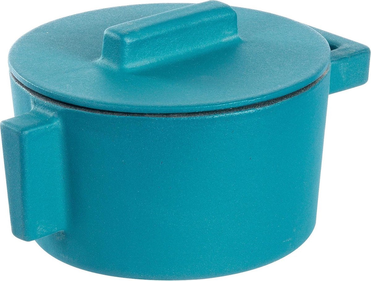 Braadpan Blauw 10 cm incl deksel - Sambonet