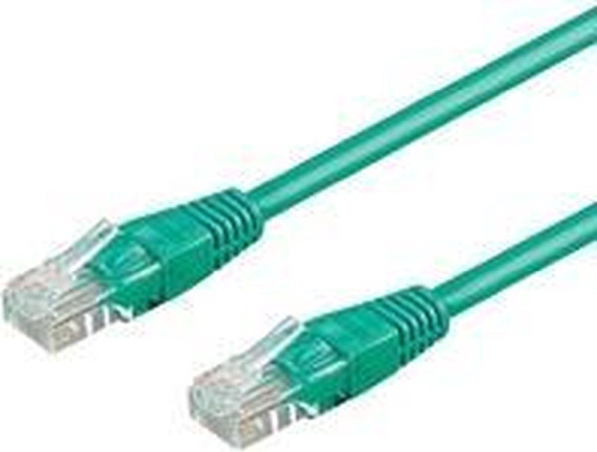 Wentronic CAT5E Netwerkkabel - RJ45 - Groen - 1.5 m