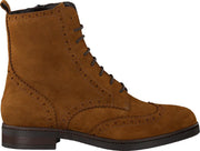 Notre-V 44201 Veterboots - Laarzen Met Veters - Dames - Cognac - Maat 37