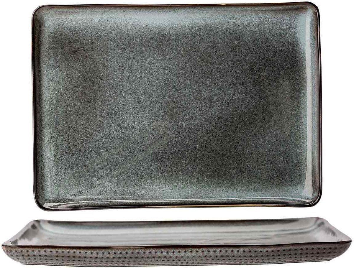 Toluca Green Bord 35x25cm Rechthoek