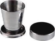 Acecamp Inklapbare Beker Rvs 60 Ml Zilver