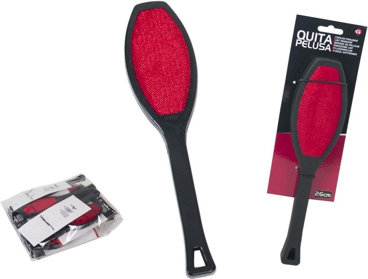 Kleding borstel - Pluizenborstel - Kledingroller rood 