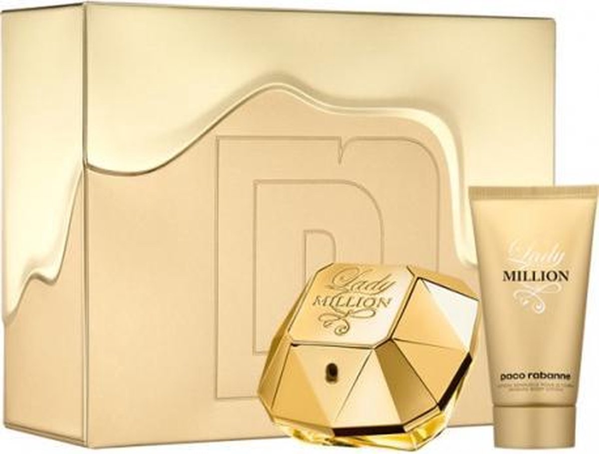 Paco Rabanne Lady Million - Geschenkset - Eau de parfum 80 ml + Bodylotion 100 ml