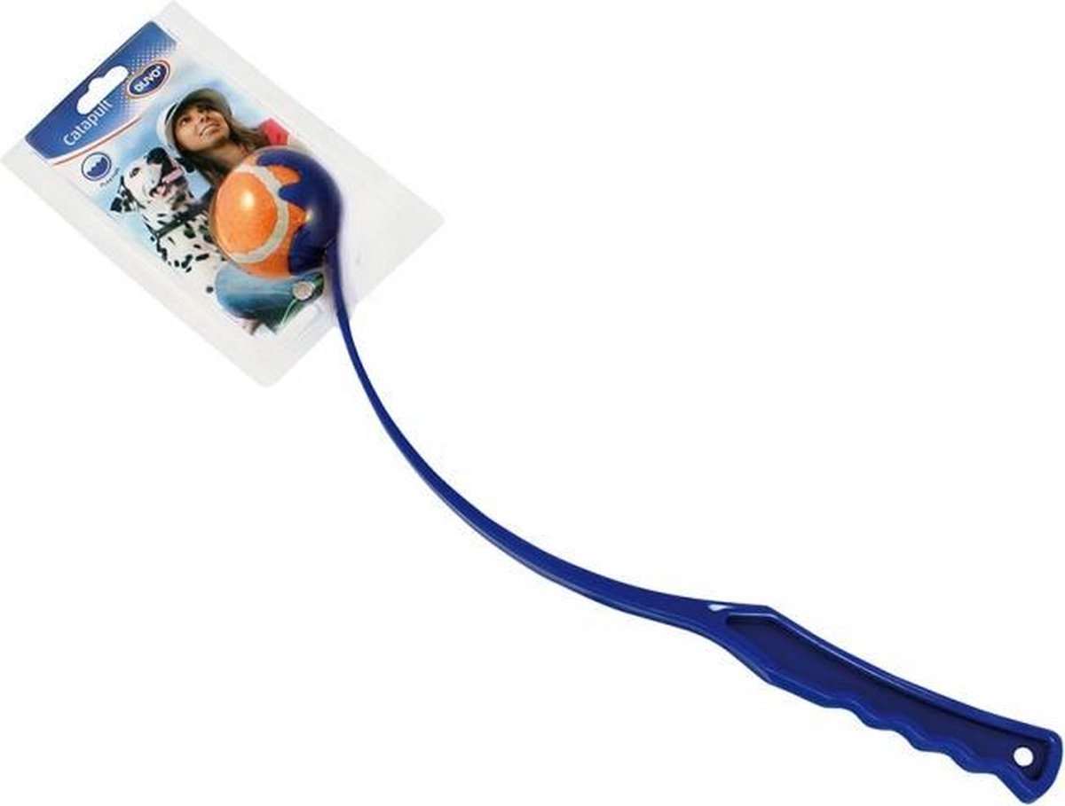 Duvo+ Katapult met bal Oranje/blauw 45cm