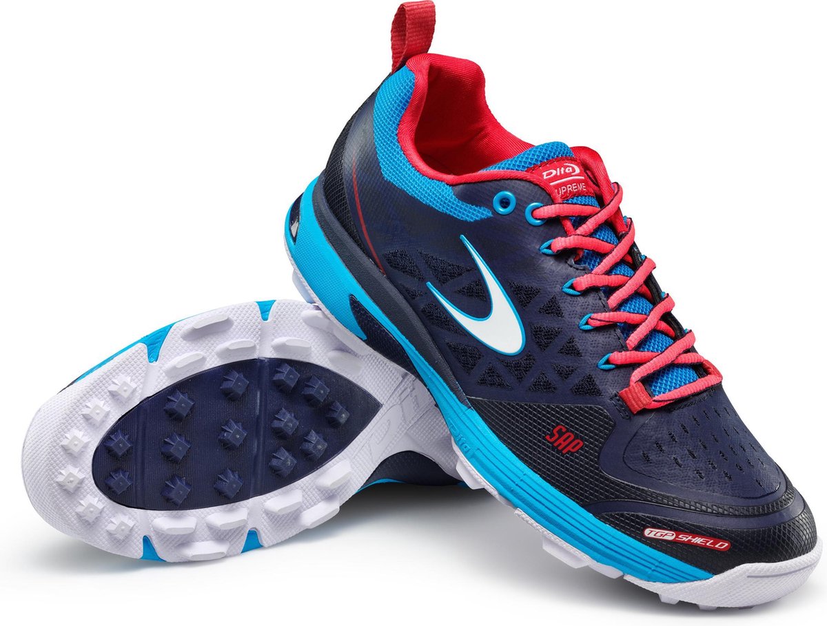Dita Supreme - Hockeyschoenen - Volwassenen - Navy/lichtblauw/rood - 44