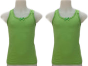 meisjes Hemdje 2-stuks appelgroen 104/110