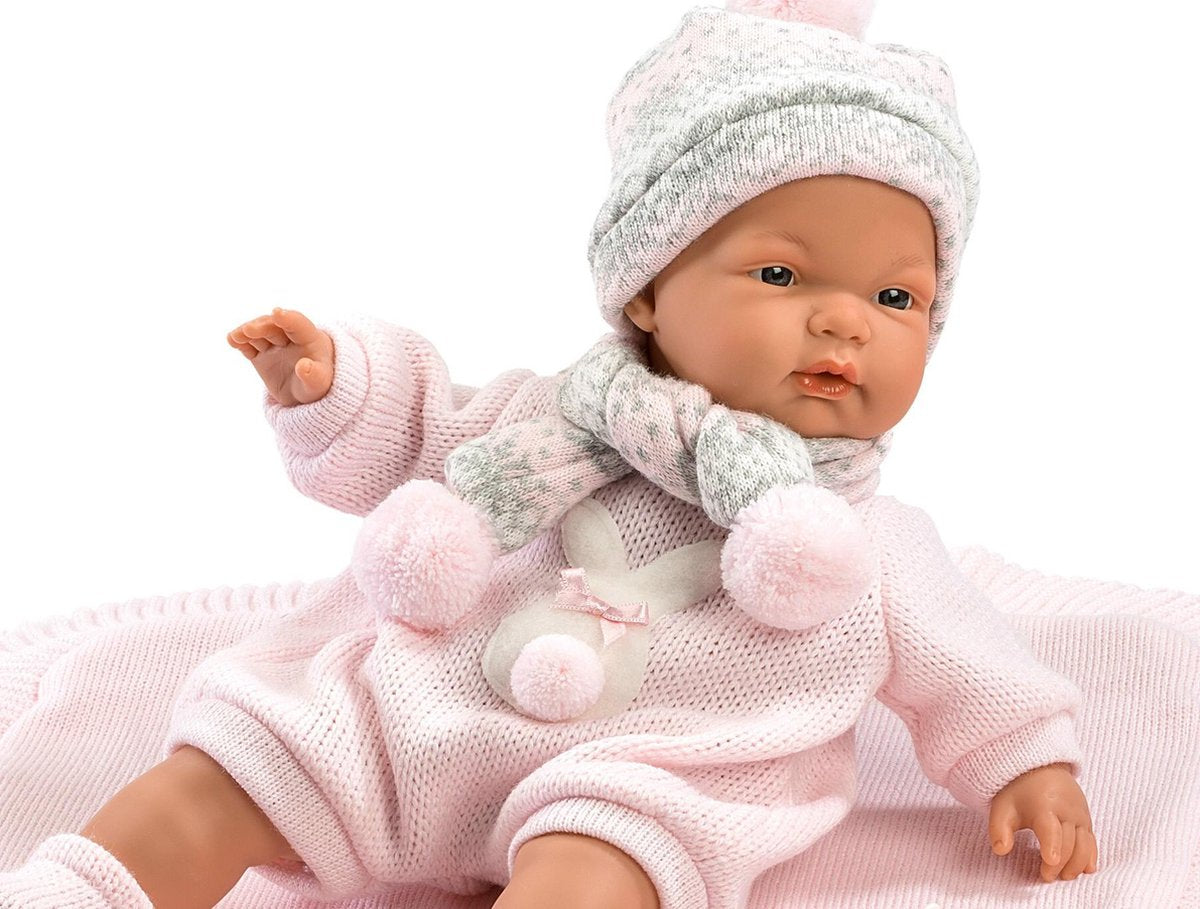 Llorens babypop Joelle softbody 38 cm met speen en geluid