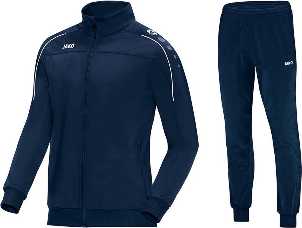 Jako - Classico - Trainingspak -navy/wit SR