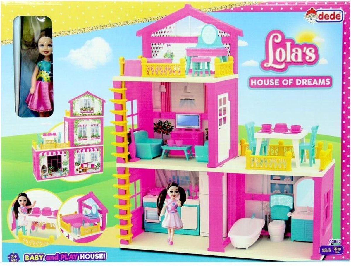 Dede Speelgoedhuis - Speelgoed Meisjes - Lola's Huis