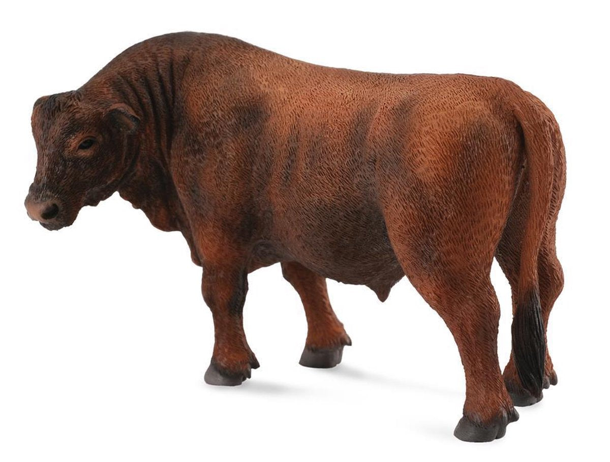 Collecta Boerderijdieren (L): ANGUS STIER ROOD 12x6x6