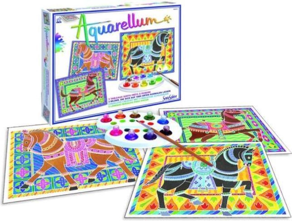 N/F Aquarellum - Paarden