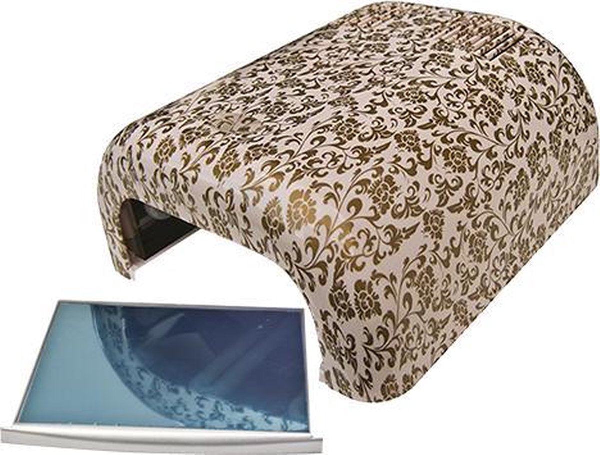 UV-lamp 36 watt baroc goud - Nichelio - tunnellamp - verwijderbare bodem - gellamp - dooglamp gel
