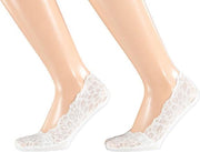 Sarlini invisible sneakersok | 2-pack | Wit kant | Maat 36/41