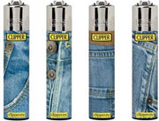 Clipper Aansteker - Jeans - 4 stuks