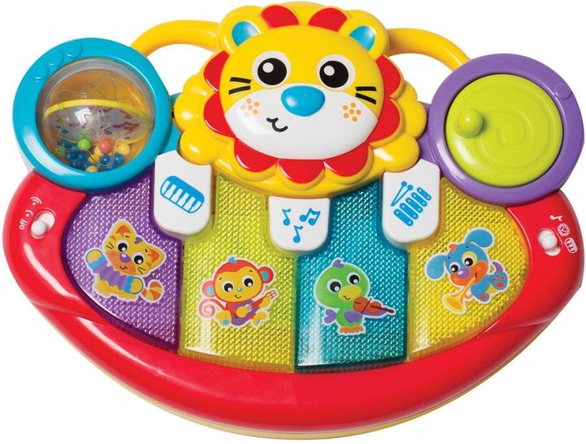 Playgro - Jerry's Class - Lion Activity Kick Toy Piano (1-6385508)