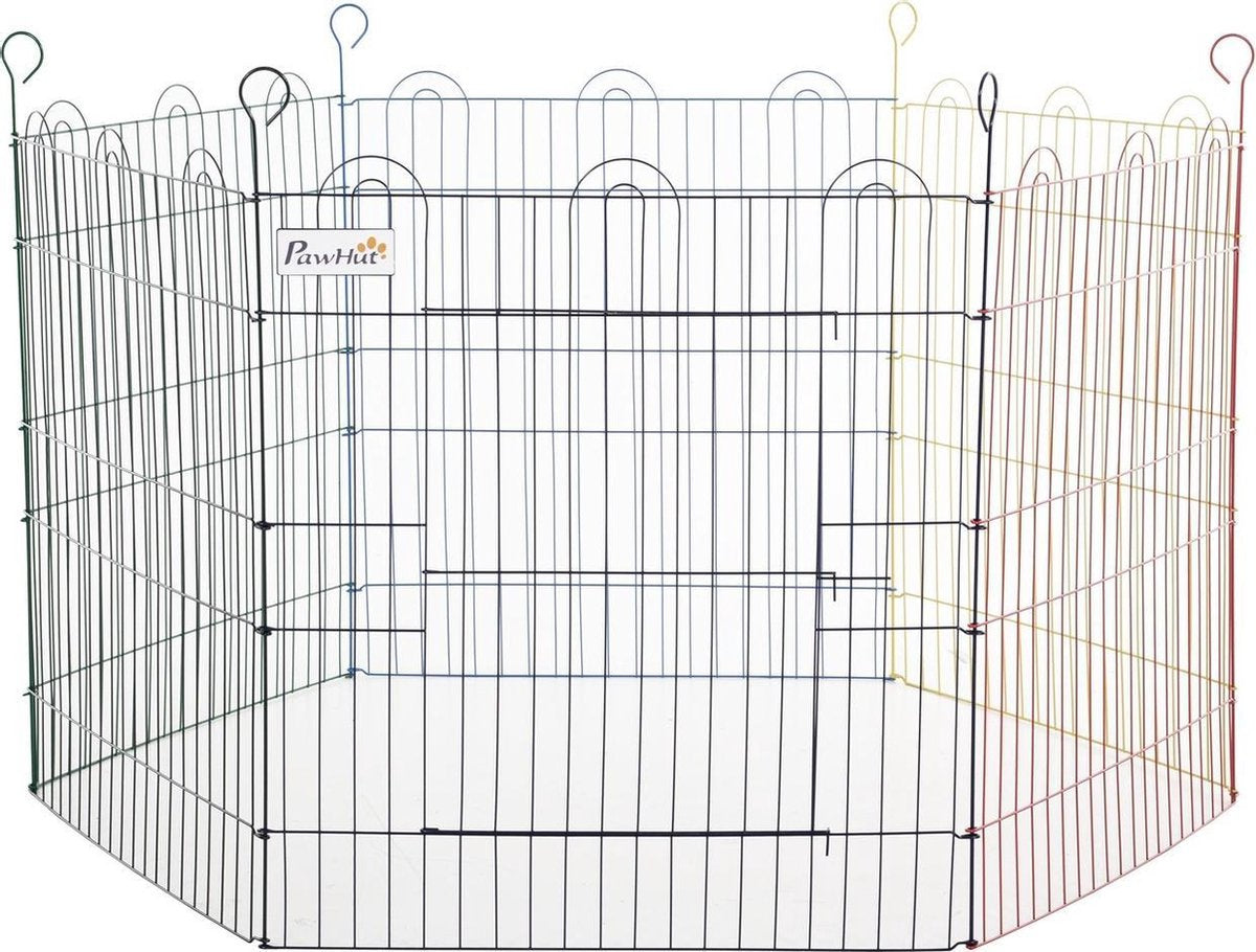 Hondenren - Puppyren - Hondenkennel - Honden - Veelkleurig - Ø120 x H60cm