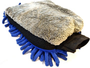 Gadgetpoint | Auto Handschoen | Schoonmaak Spons | Auto Washandschoen | Auto Wassen | Schoonmaakspons | Grijs/Blauw