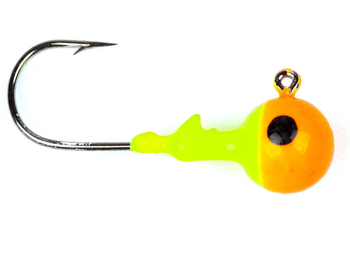 DLT Jigkop - Oranje/Geel - 6g - 10 stuks - Geel