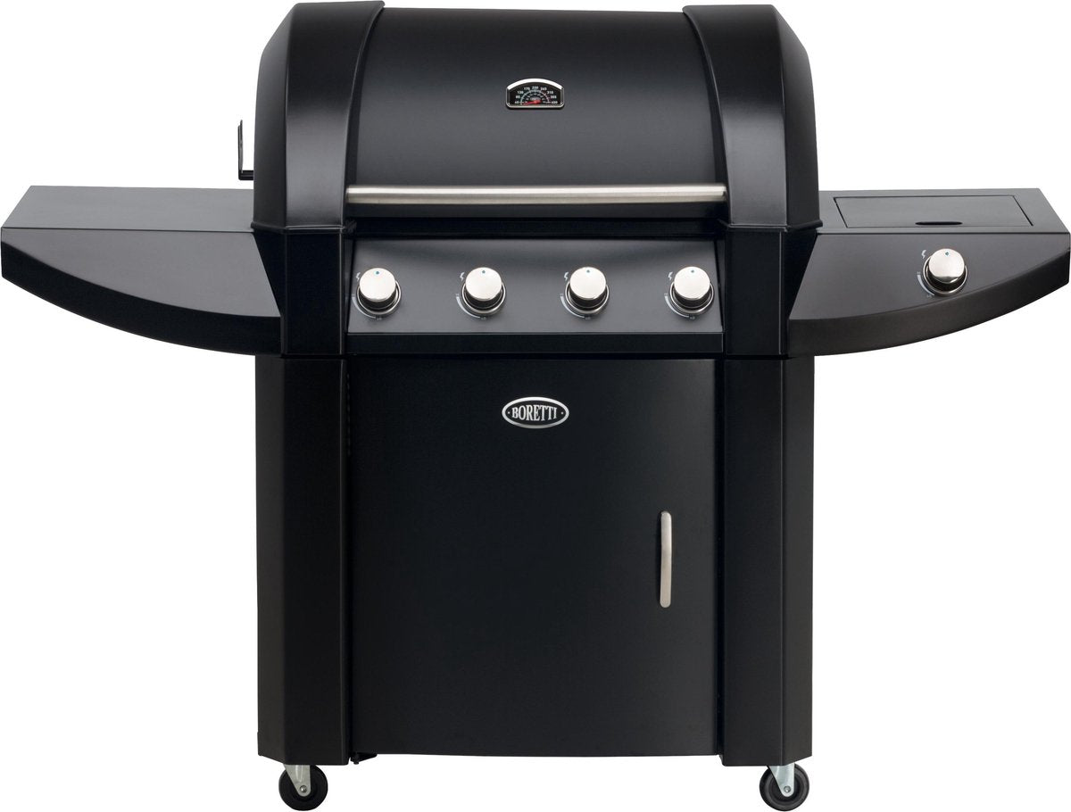Boretti Robusto Buitenkeuken met zijbrander - 4 Branders - Zwart