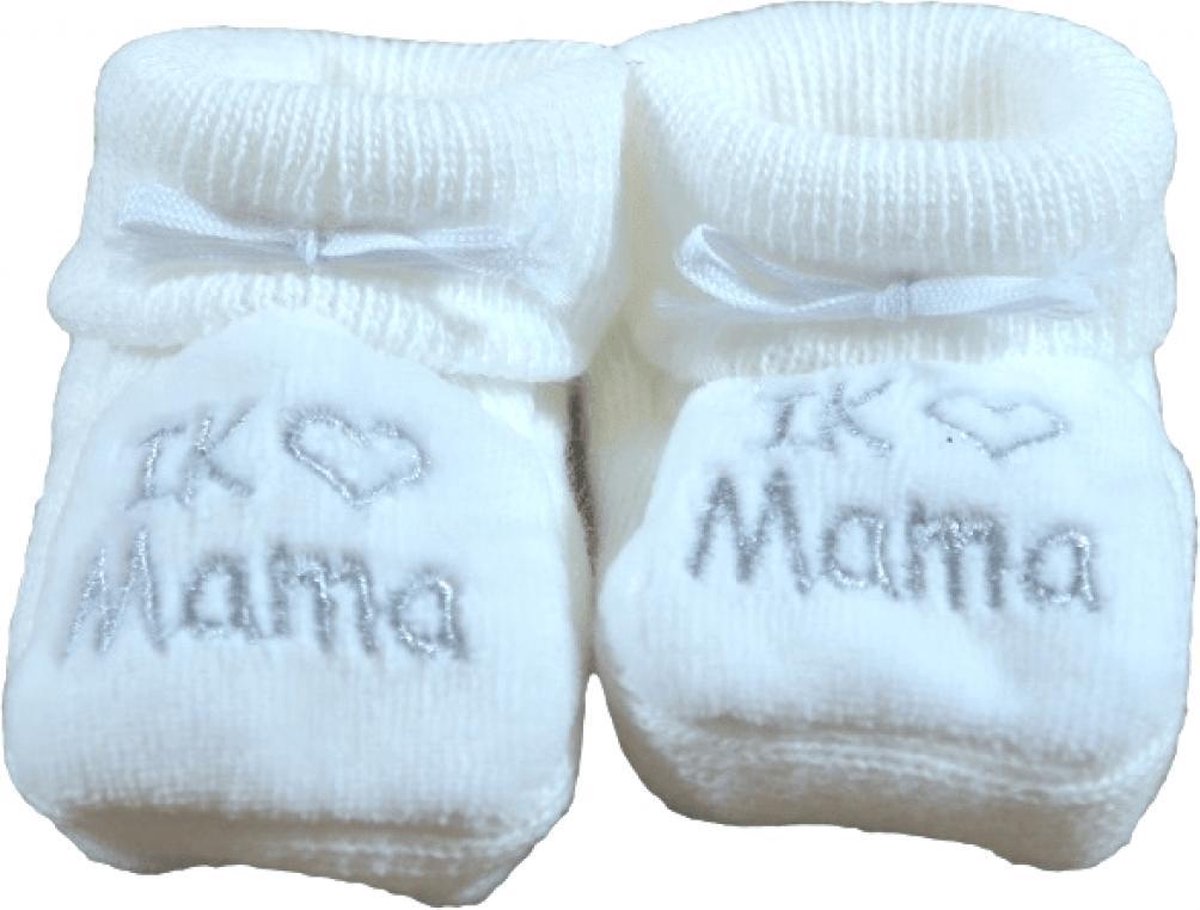 Slofjes I love Mama