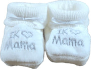 Slofjes I love Mama