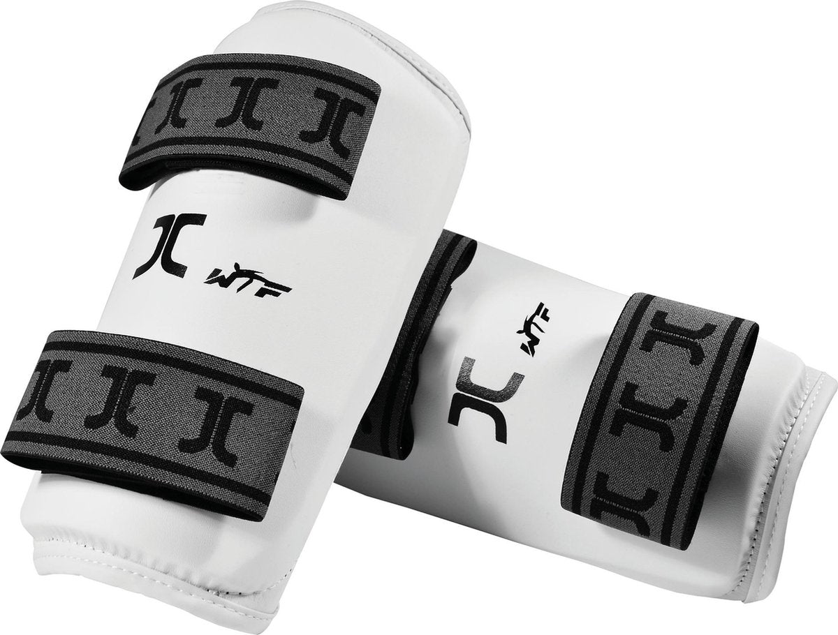 Taekwondo-onderarm-beschermers JCalicu | WT | wit - Product Kleur: Wit / Product Maat: M