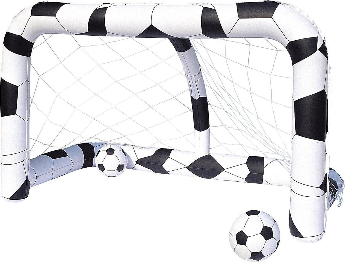 Opblaasbaar Voetbaldoel met 2 opblaasbare ballen (Bestway)Bestway