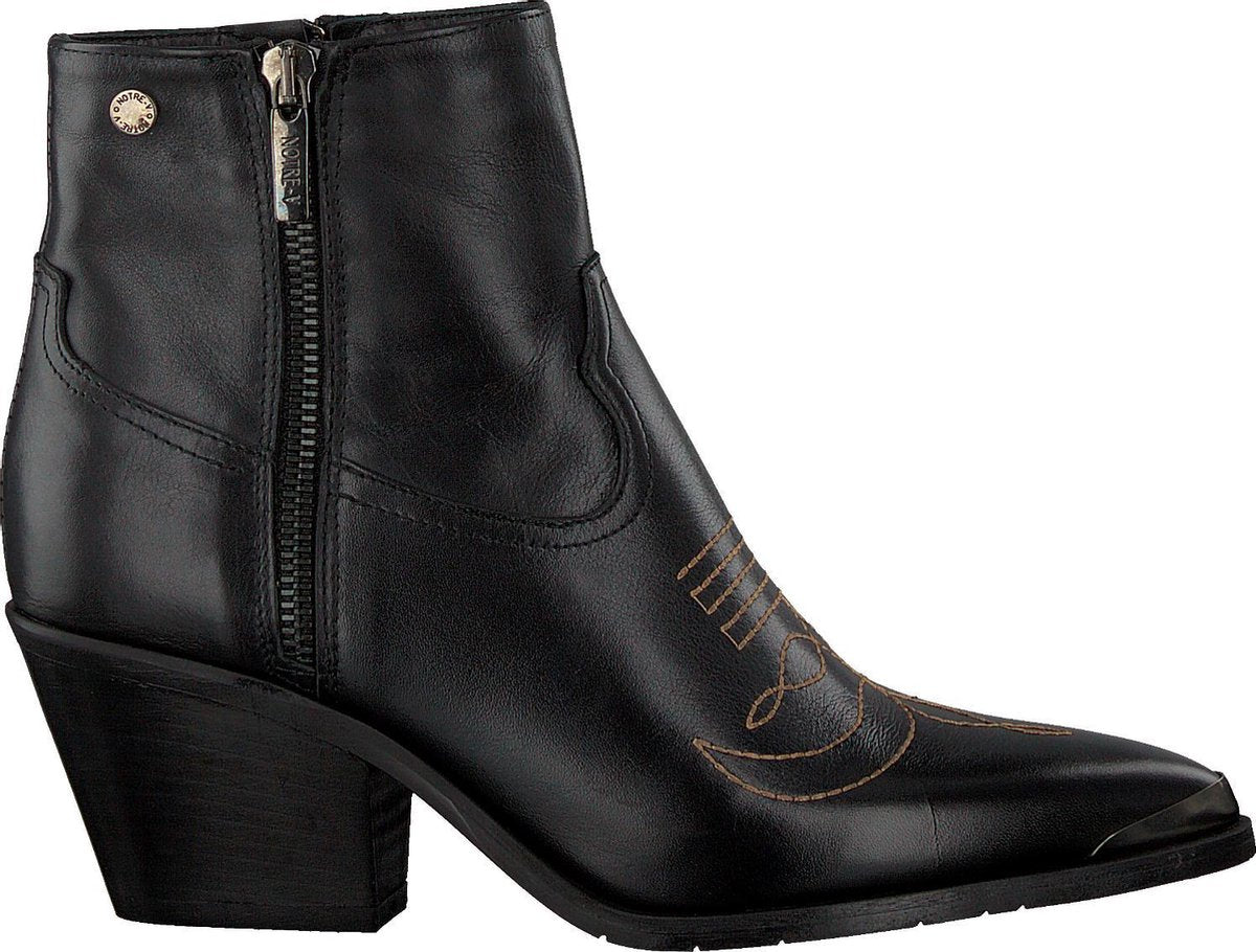 Notre-V Ai397 Enkellaarsjes - Enkelboots - Dames - Zwart - Maat 36