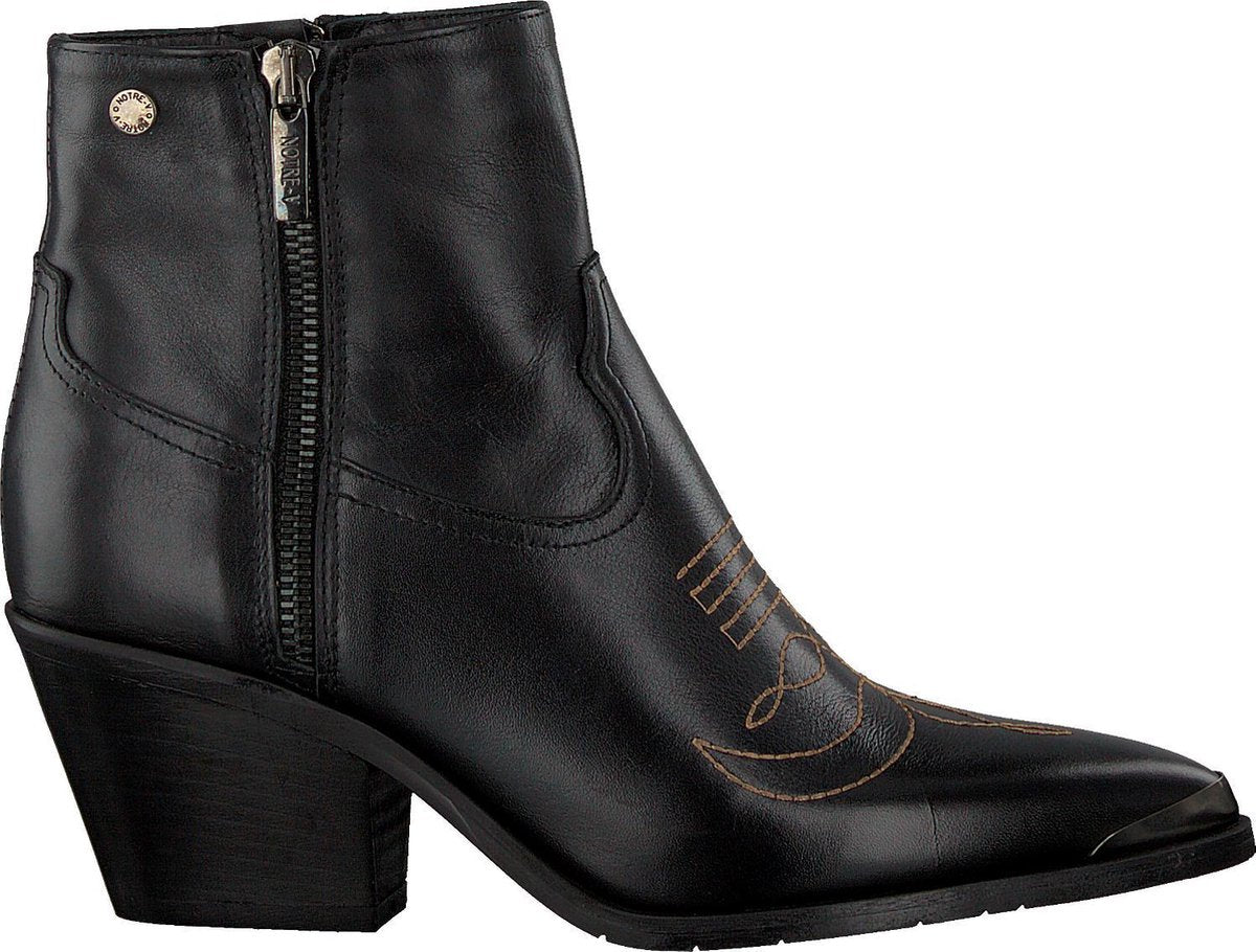 Notre-V Ai397 Enkellaarsjes - Enkelboots - Dames - Zwart - Maat 38
