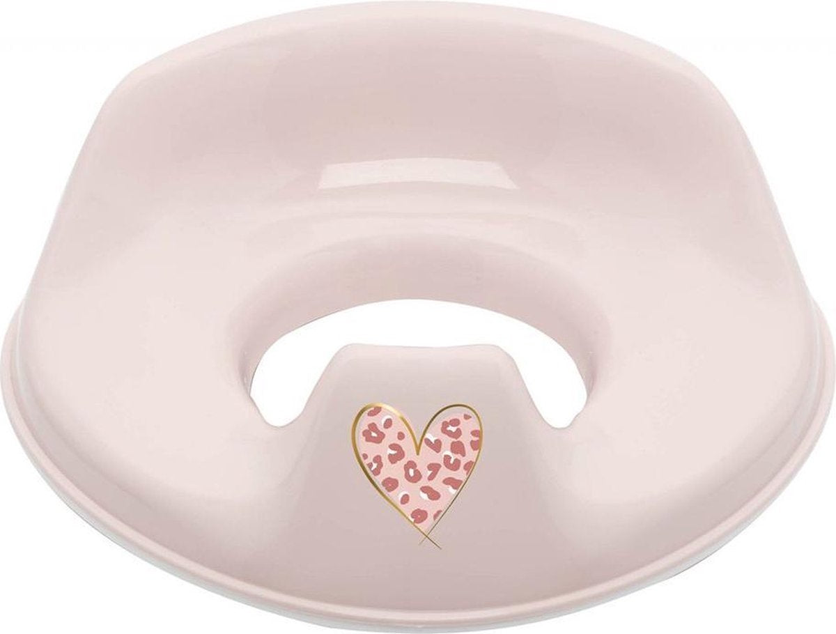 Bébé-Jou Leopard WC Verkleiner met Hoge Rugleuning - Pink