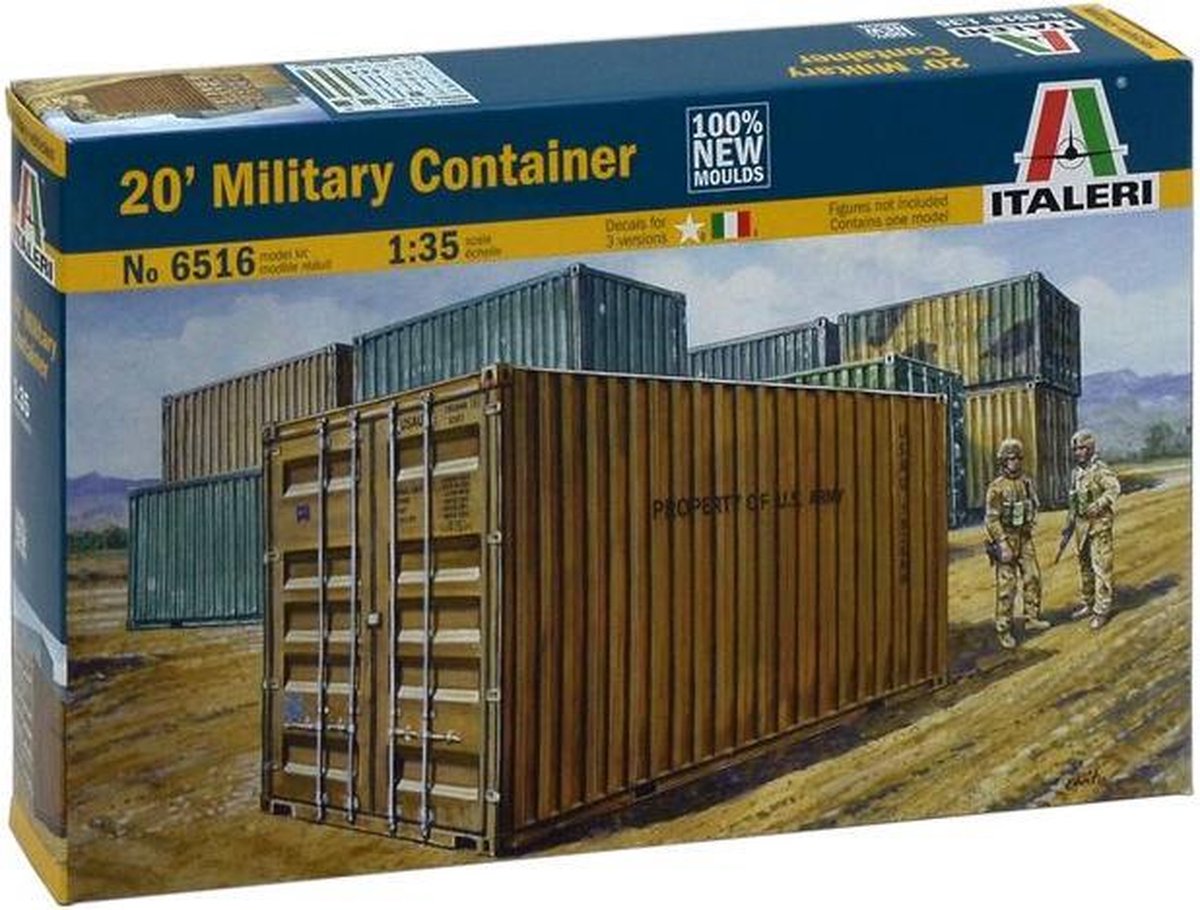 Italeri - 20 ' Military Container 1:35 (Ita6516s)