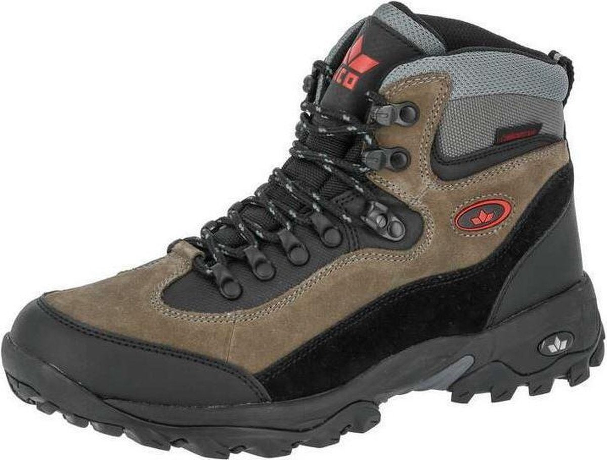Lico Wandelschoenen Milan Heren Suède Grijs/bruin Maat 42