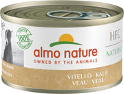Almo Nature  HFC Natural Natvoer voor Honden - 24 x 95 gram - Kalf - 24 x 95gram