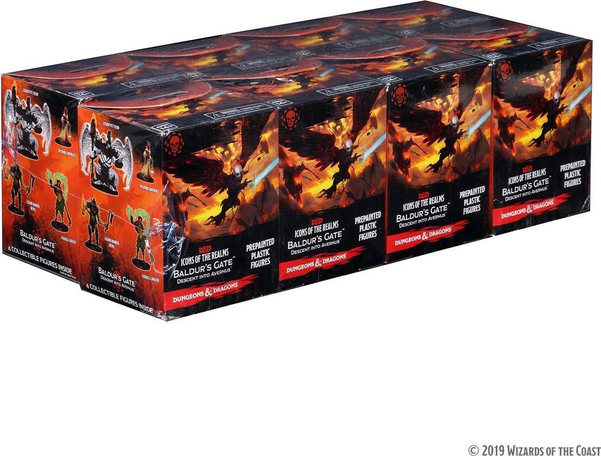 Dungeons & Dragons Icons of the Realms Baldurs Gate Descent Into Avernus Booster Brick