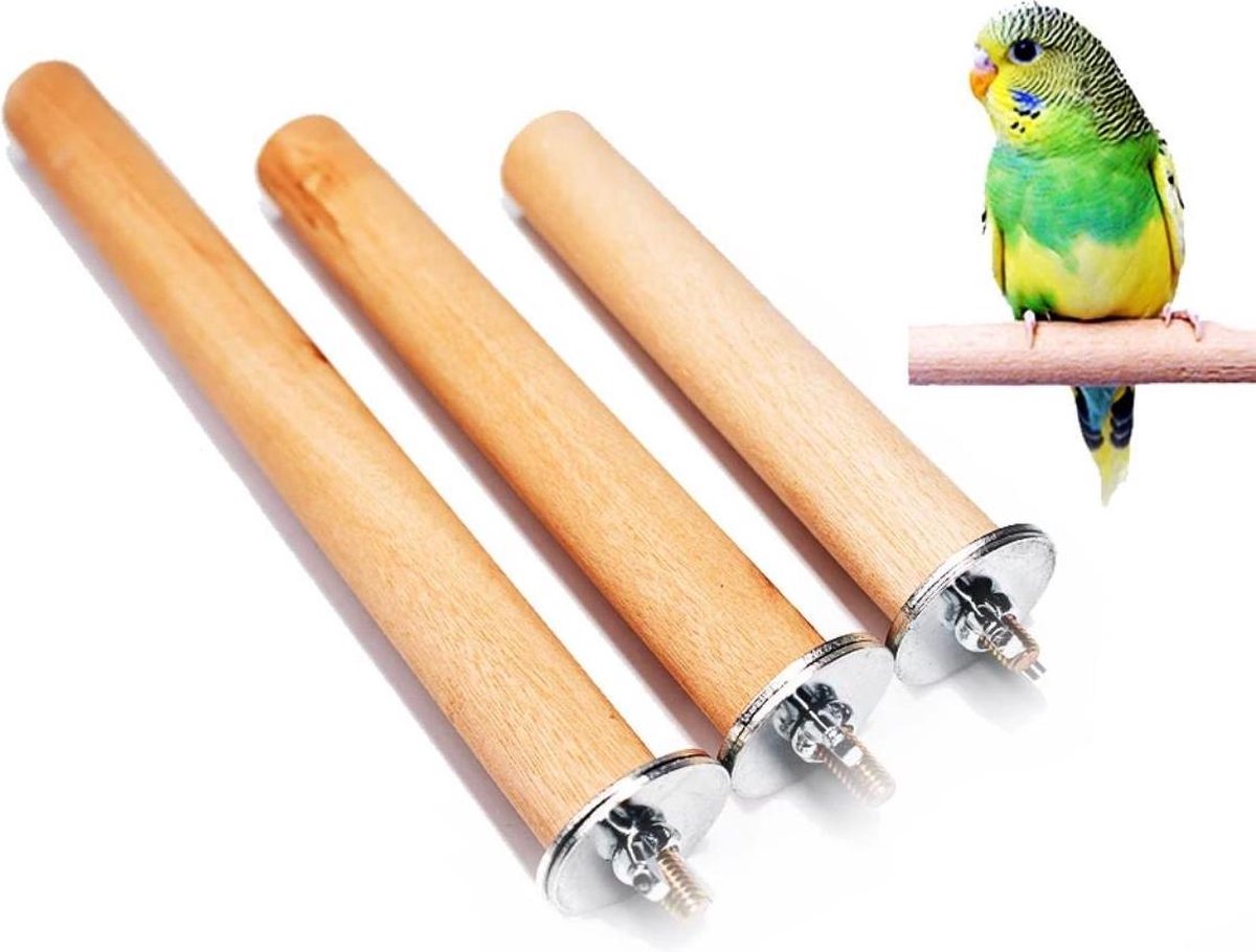 Twee Zitstokken - Zithout/Zittak - Voor Vogels