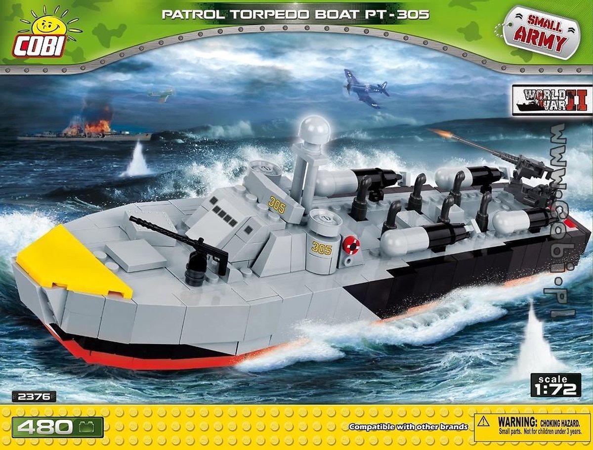Cobi 480 Pcs Small Army /2376/ Patrol Torpedo Boat