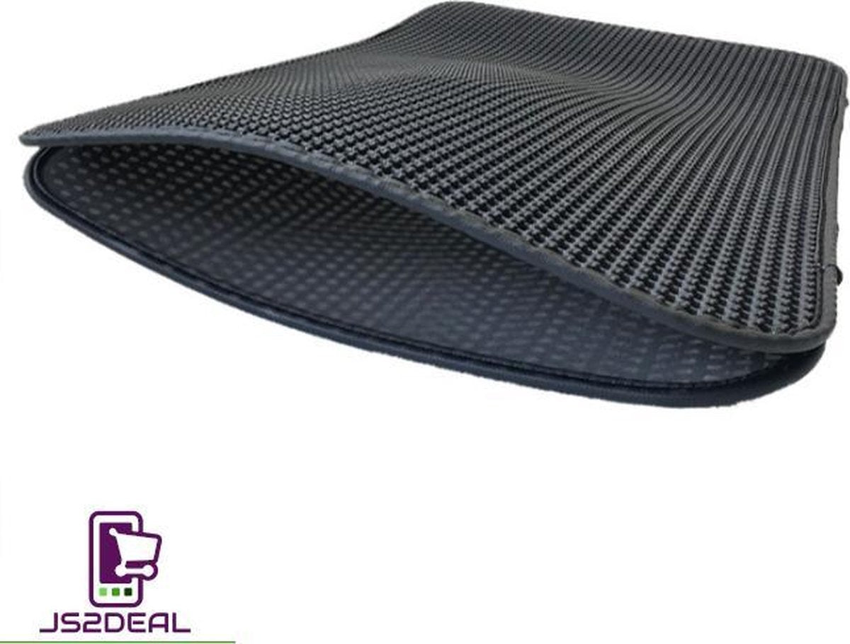 Kattenbakmat - grind opvanger - 55x75cm Medium - Waterdicht - Honingraat patroon Kattenmat - Kattenbak Accessoires - Kat Benodigheden - Cat Litter Mat - Uitloopmat - schoonloopmat kattenbak